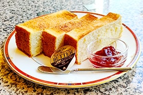厚切りトーストセット