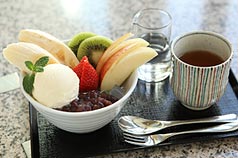 Ice cream anmitsu Photo